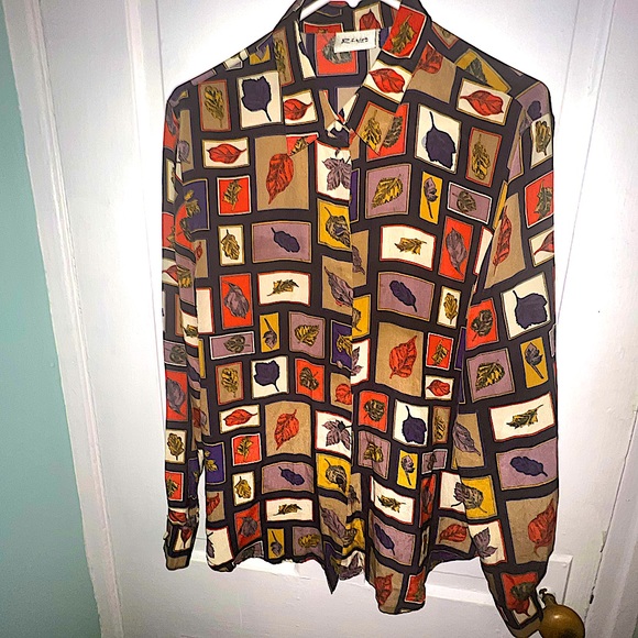 Vintage 90’s Riva Silk 100% Silk As New Large Women's Long-sleeved Top - Picture 7 of 12